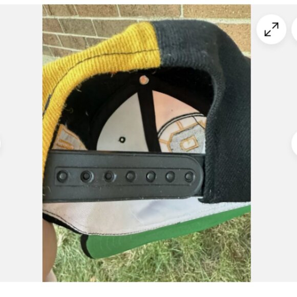 Boston Bruins Vintage Snapback hat by American Needle Light Up Logo NHL Wool - Picture 8 of 9